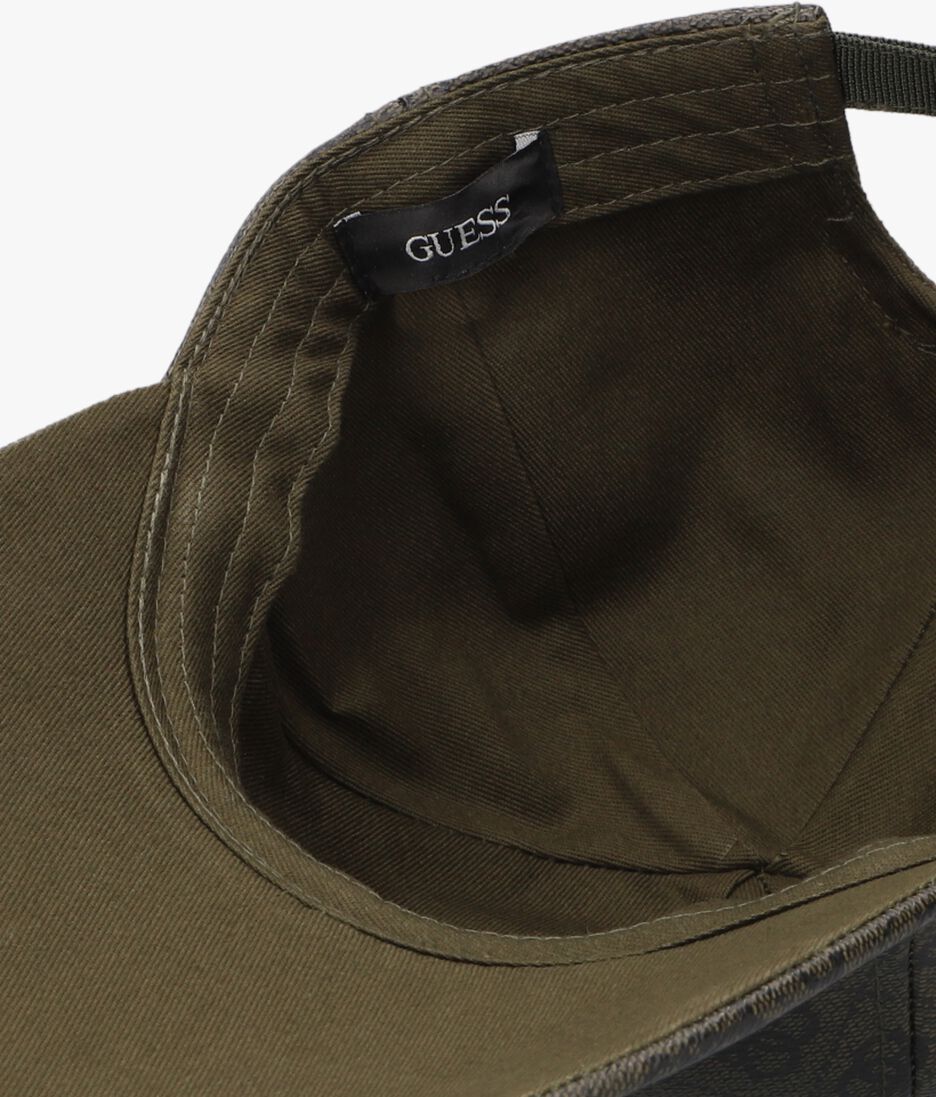 GUESS groene guess pet vezzola smart baseball cap