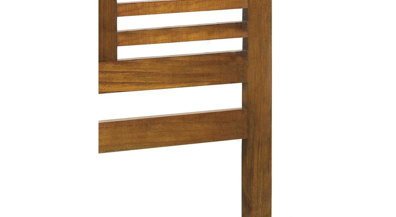 Tête de lit bois marron 100x3x135cm