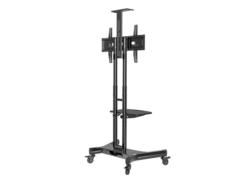 Neomounts NM-M1700 - Vogn med hjul - for LCD display - sort - skærmstørrelse: 32