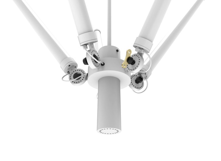 Tonone Mr Tubes kroonluchter Ø168 LED Smokey Black
