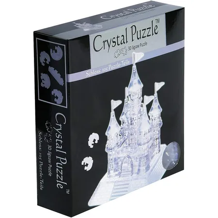 HCM Kinzel Crystal Puzzle - Schloss Transparent, 105 Teile