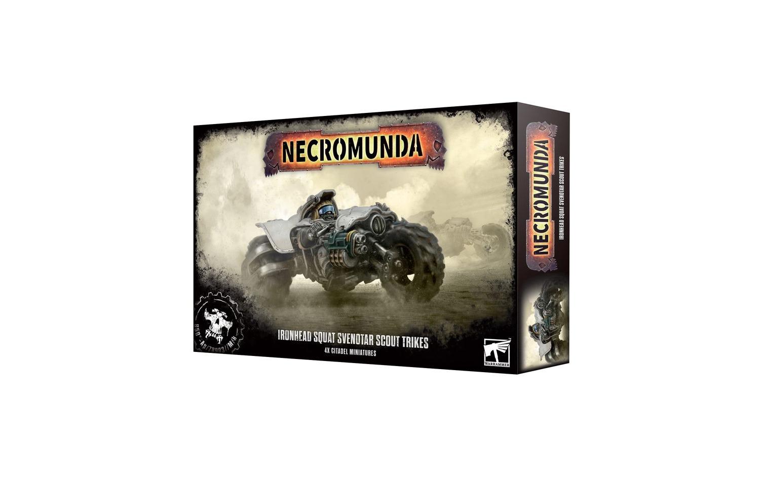 Warhammer Necromunda Ironhead Squat Svenotar Scout TrikesWarhammer Necromunda Ironhead Squat Svenotar Scout Trikes – Bausatz