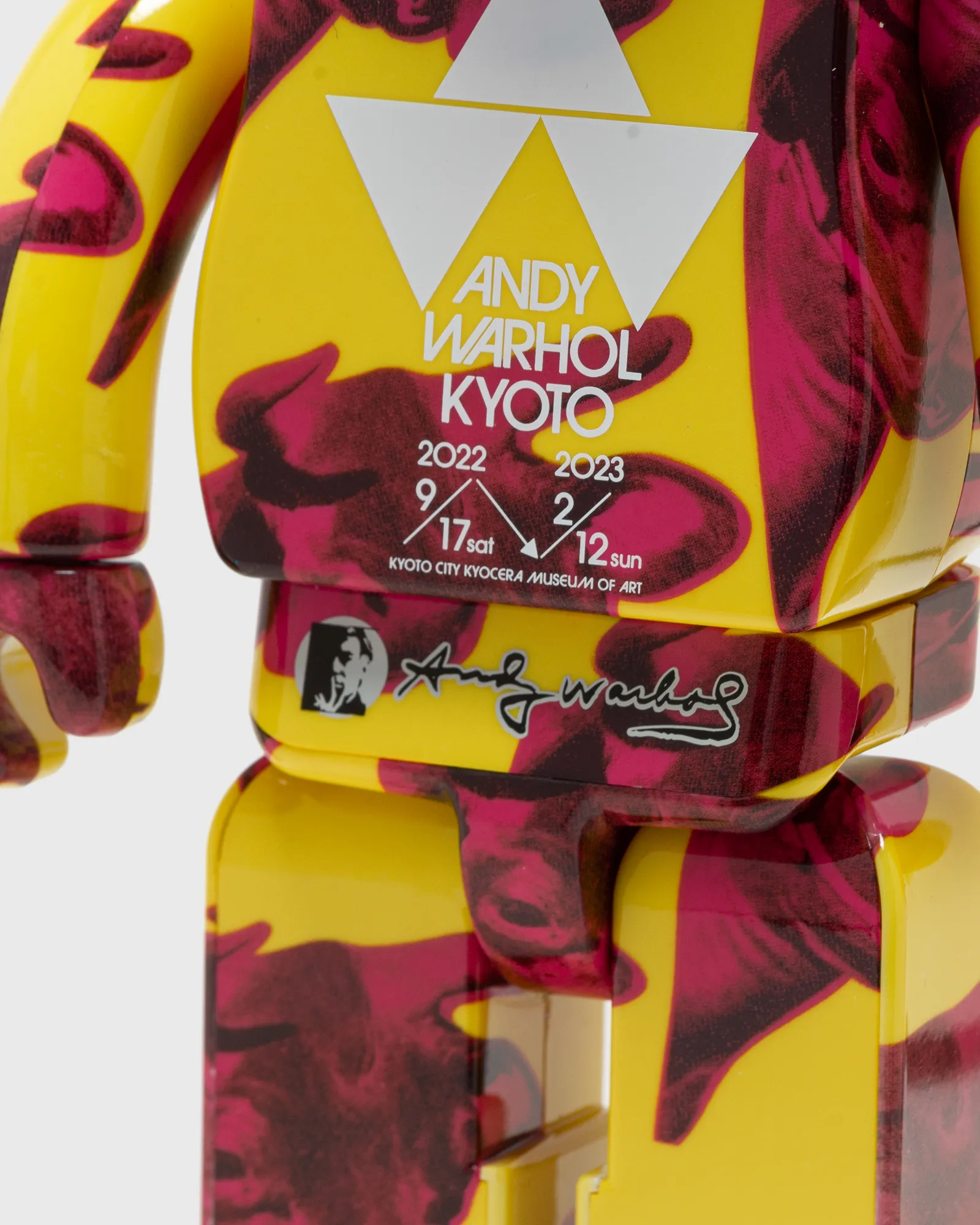 MEDICOM BEARBRICK 400% ANDY WARHOL COW WALLPAPER 2-PACK