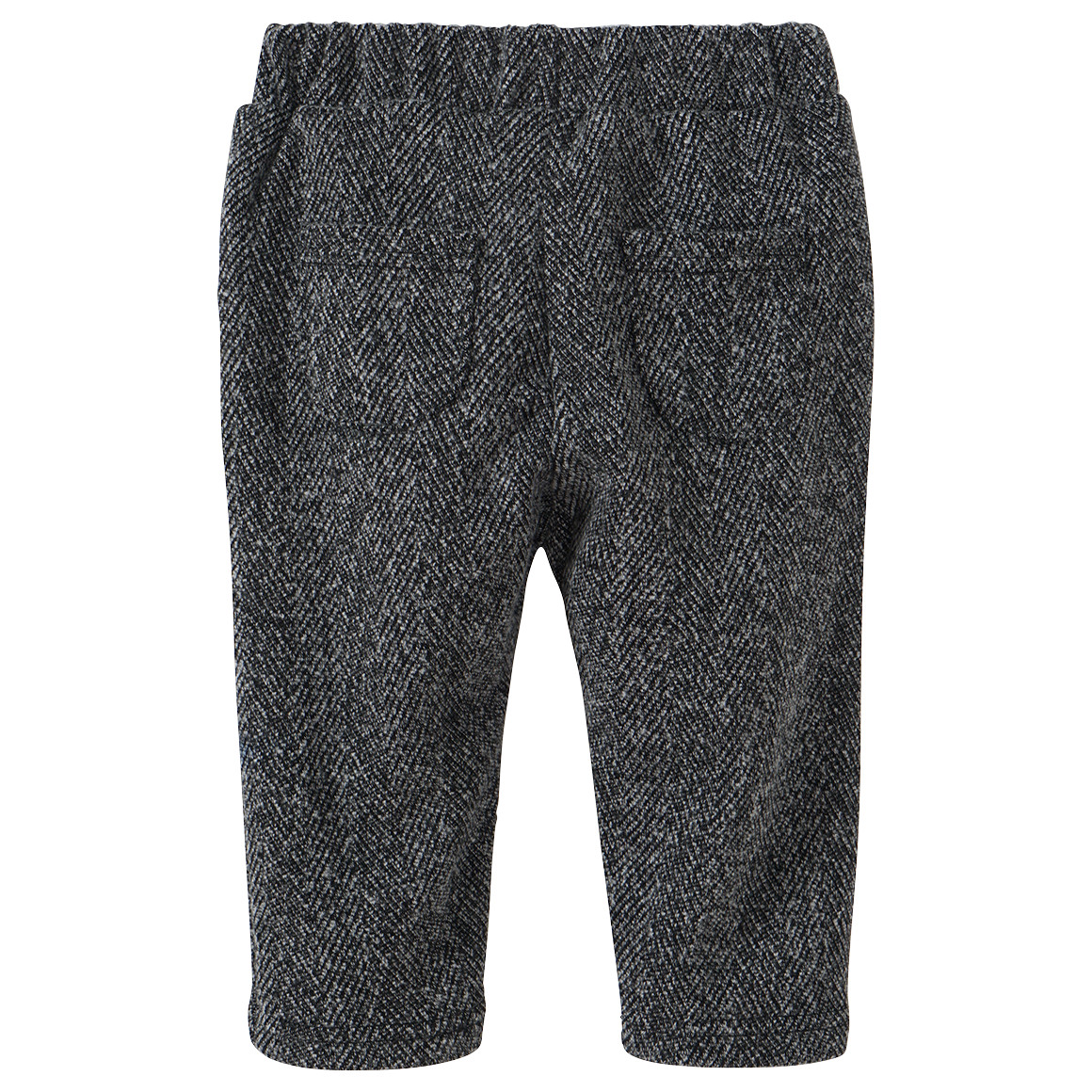 Topomini Baby Hose in Melange-Optik dunkelgrau