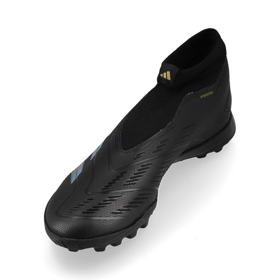 adidas Predator League Laceless TF Dark Spark - Noir/Gris/Doré