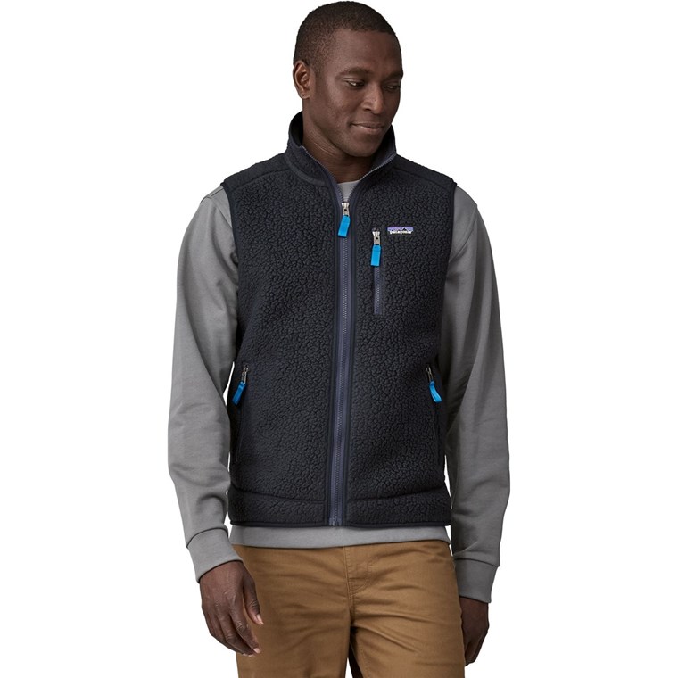 Patagonia M's Retro Pile Vest Pitch Blue W/Endless Blue