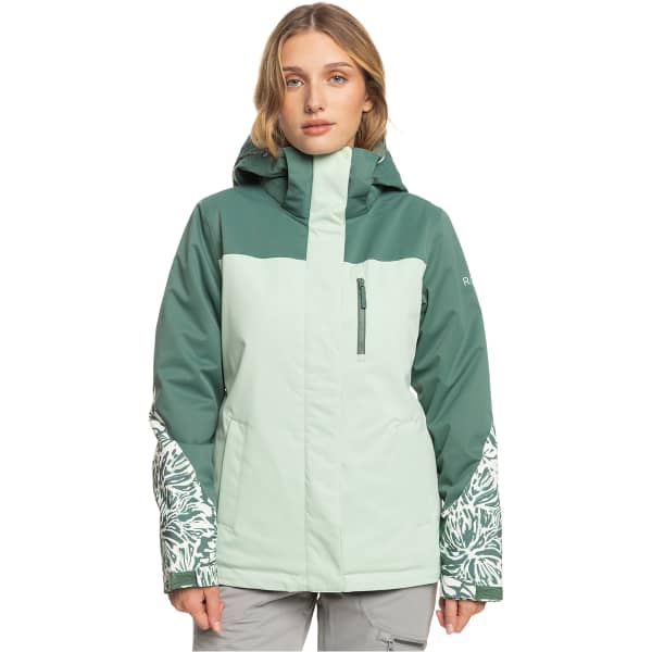 Veste de ski ROXY JETTY BLOCK SNJT DARK FOREST WILD