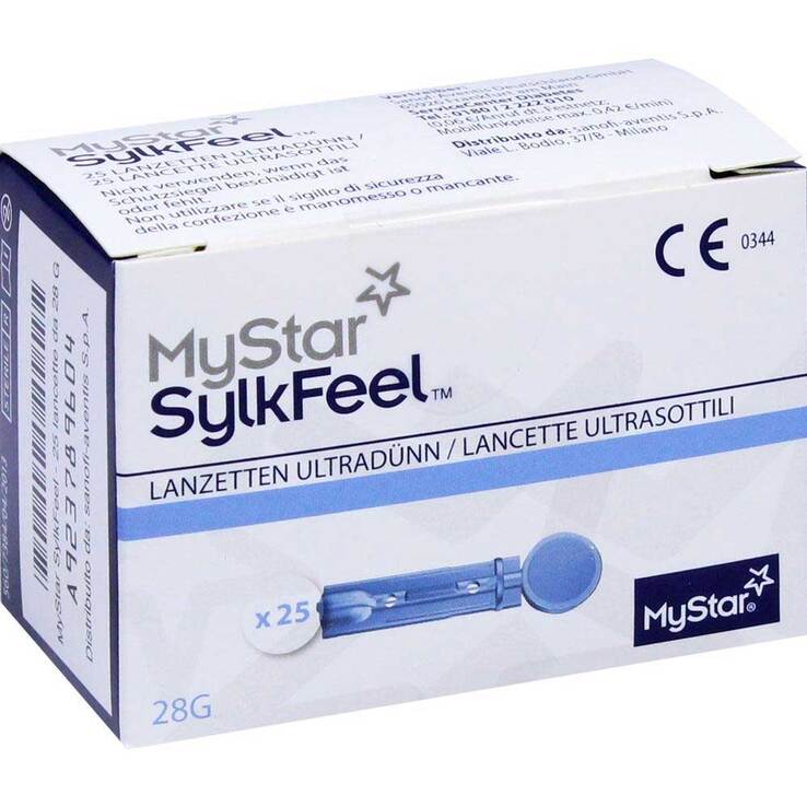 Mystar Sylkfeel Lanzetten 28 G, 25 St