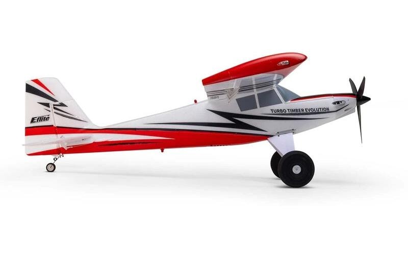 Motorflugzeug Turbo Timber Evo 1550 mm BNF Basic<br>STOL Flugmodell mit Busch Fahrwerk und Schwimmer Satz