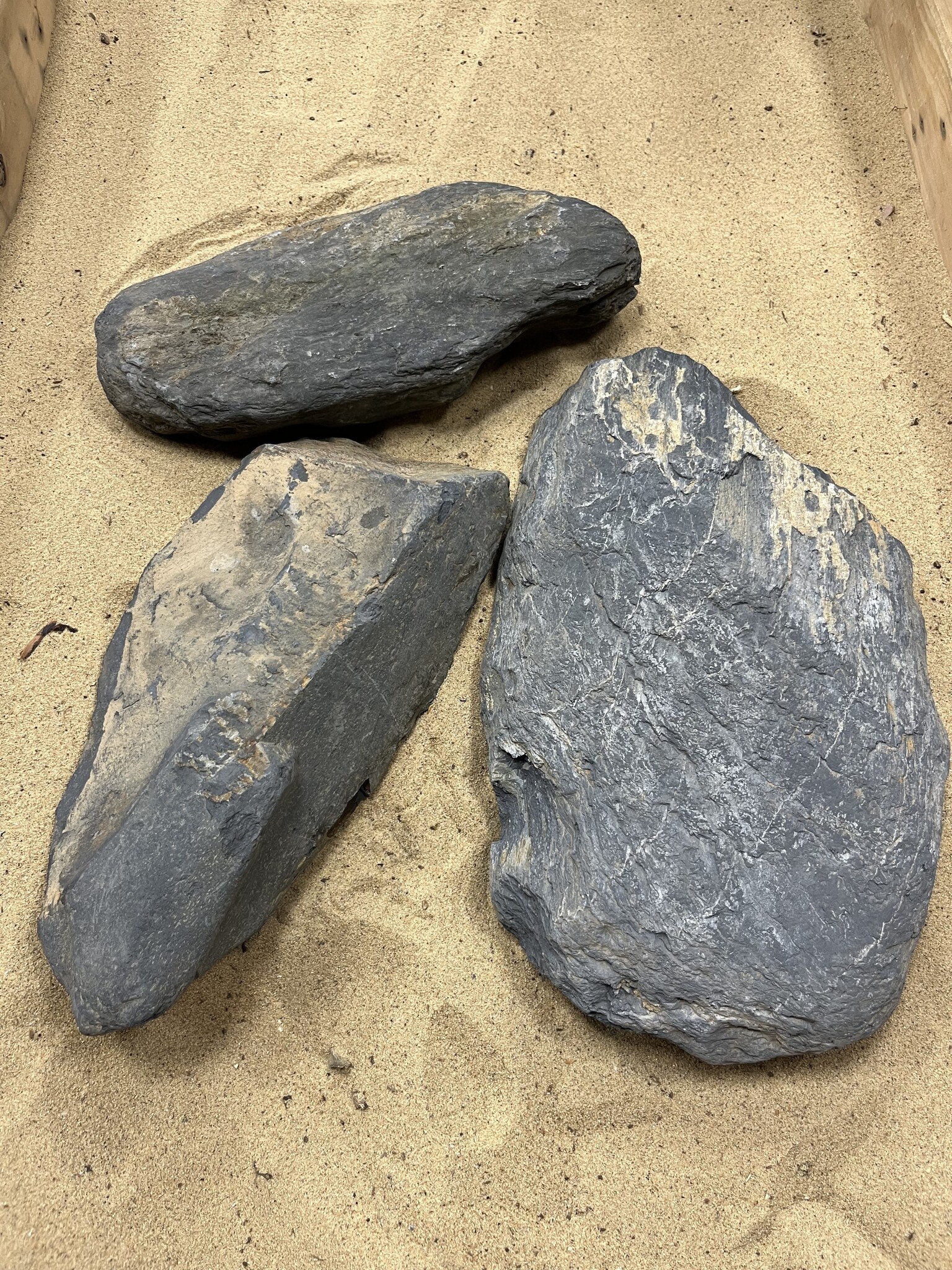 AQXL selected Steenbundel N Dark Pebble rock grijs 3 stuks