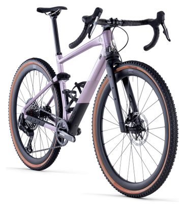 Vélo de Gravel BMC URS 01 LT One Sram Force eTap AXS / GX Eagle AXS 12V 700 mm Violet Pearl 2024