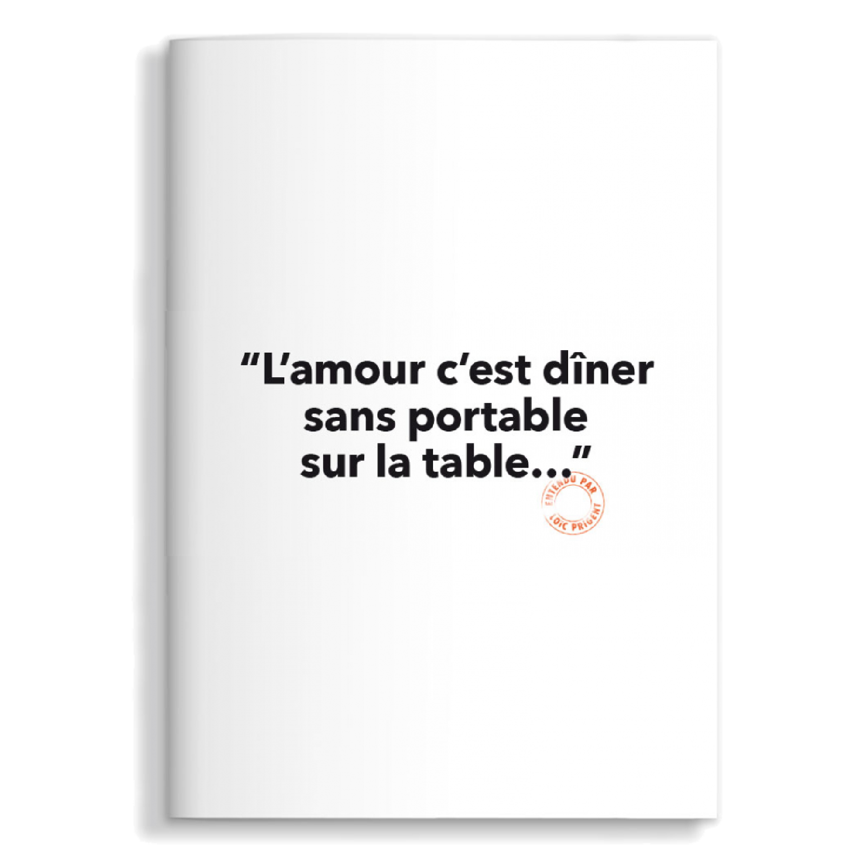 Carnet à message x Loïc Prigent| Blanc