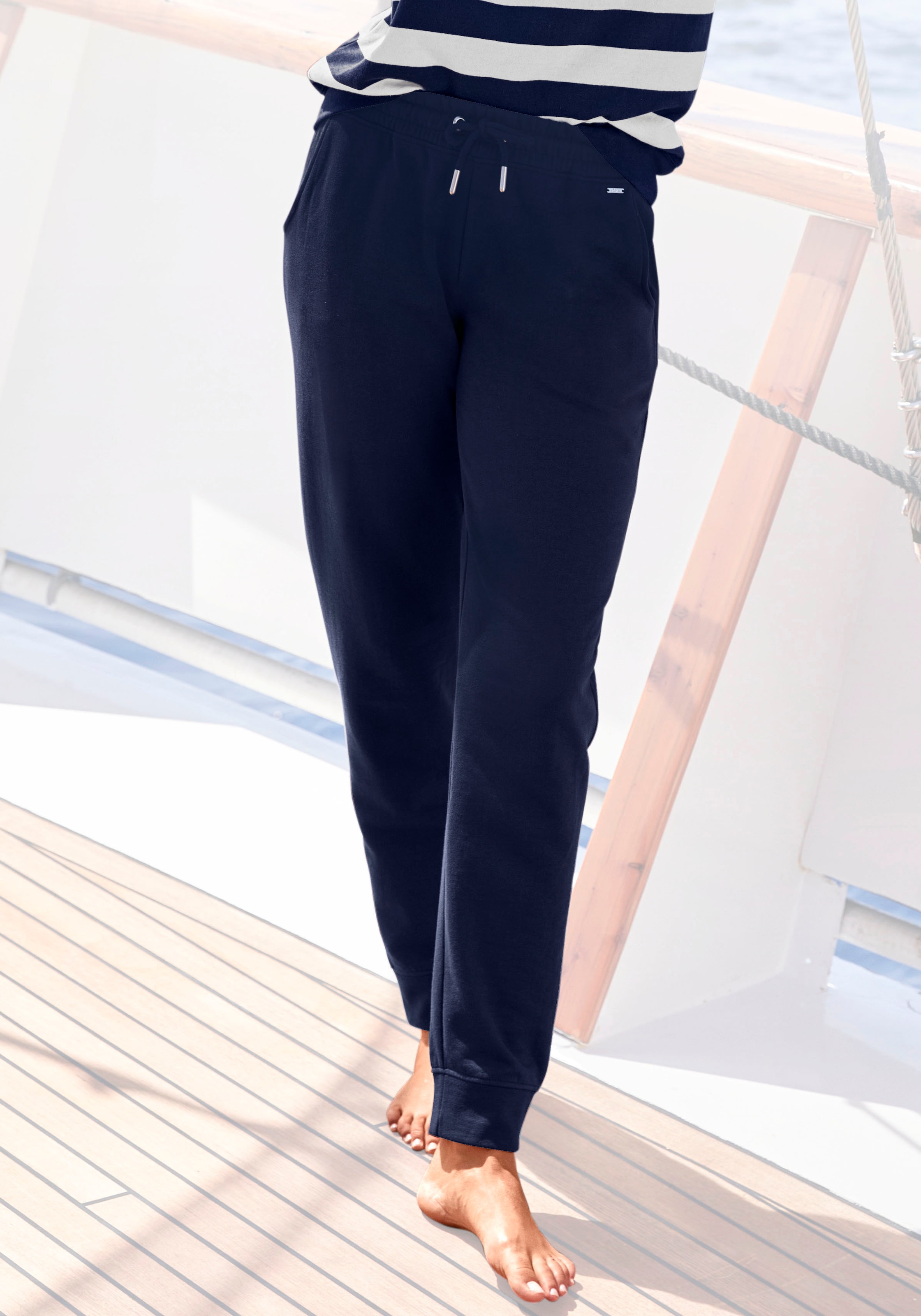 H.I.S Relaxhose  im maritimen Stil, Loungeanzug