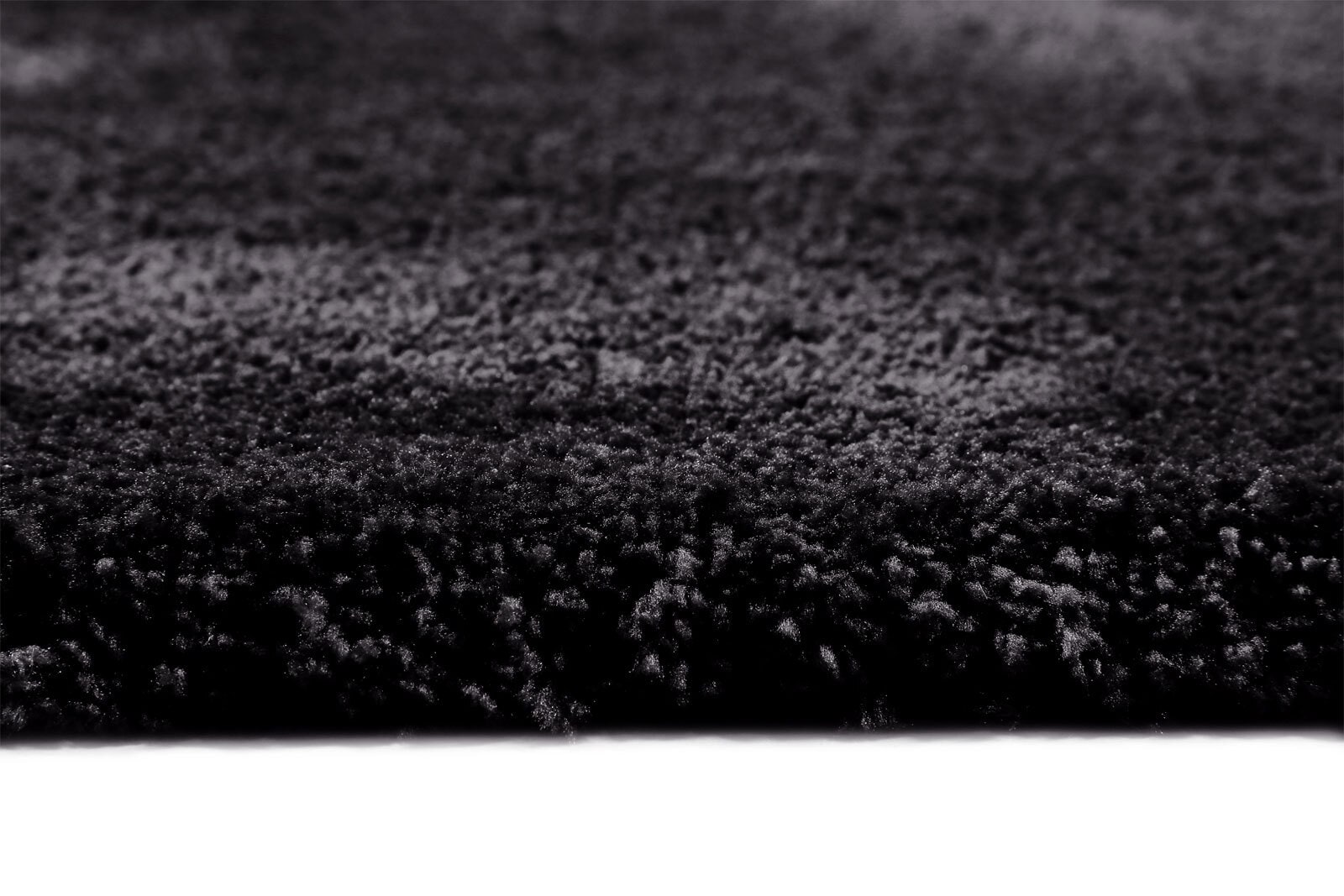 Hochflorteppich RELAXX 70 x 140 cm schwarz
