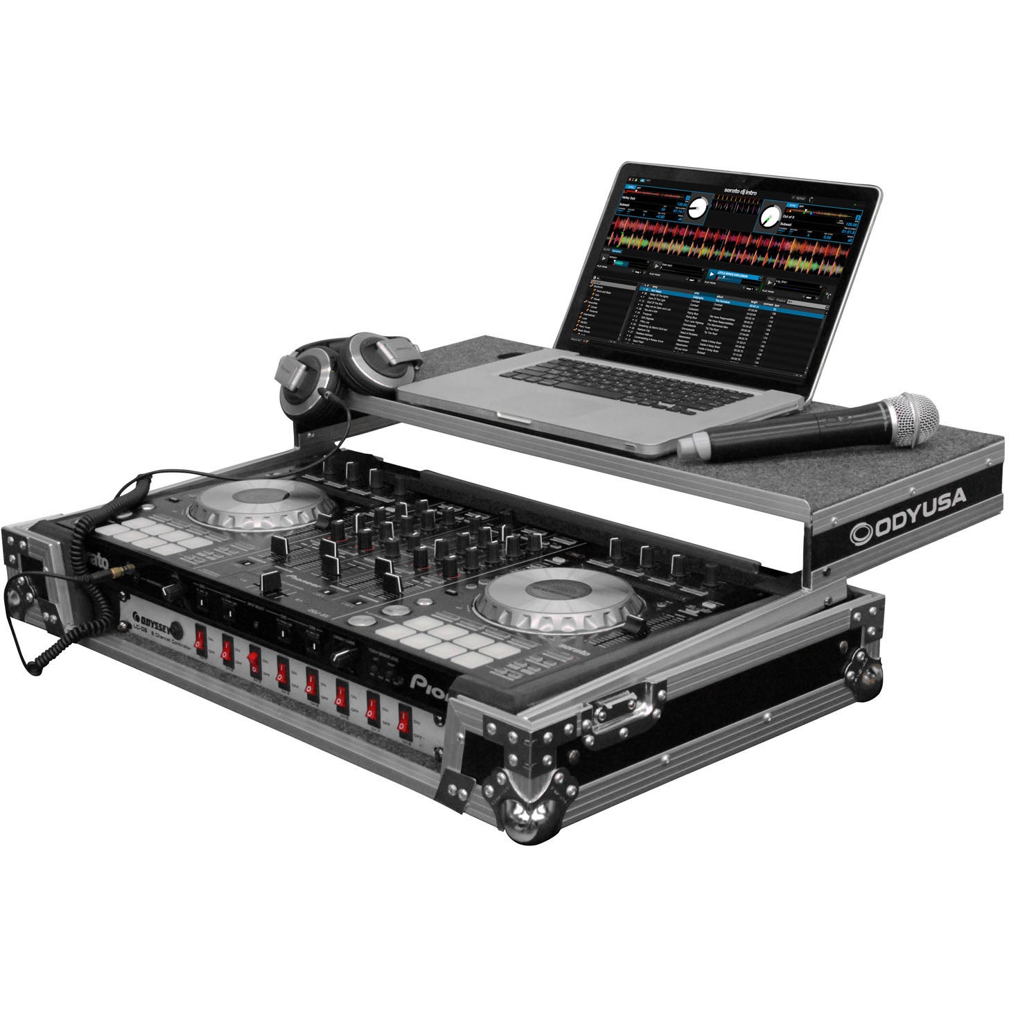 Odyssey FZGSPIDDJSX3 flightcase voor Pioneer DDJ-RX/SX/SX2/SX3