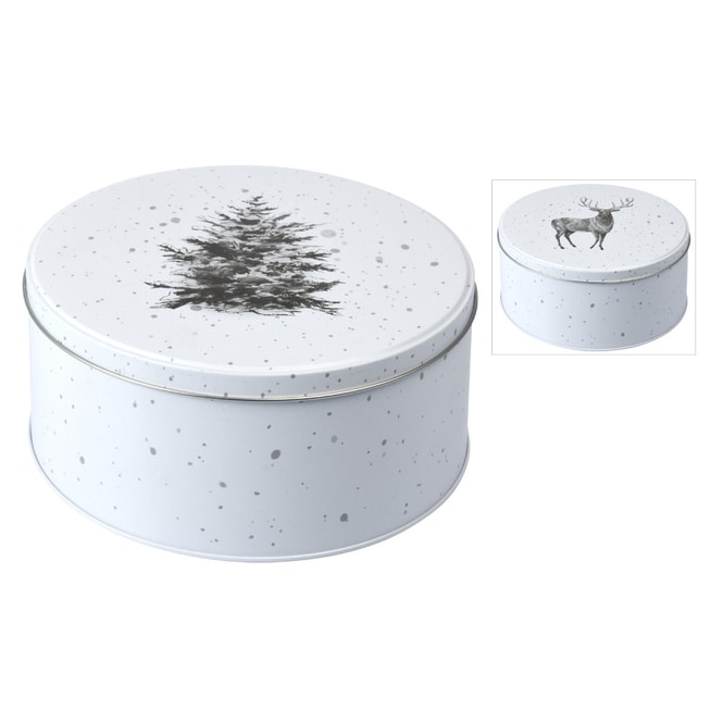 Gebäckdose - Weihnachten - Ø = ca. 20 cm - 1 Stück
