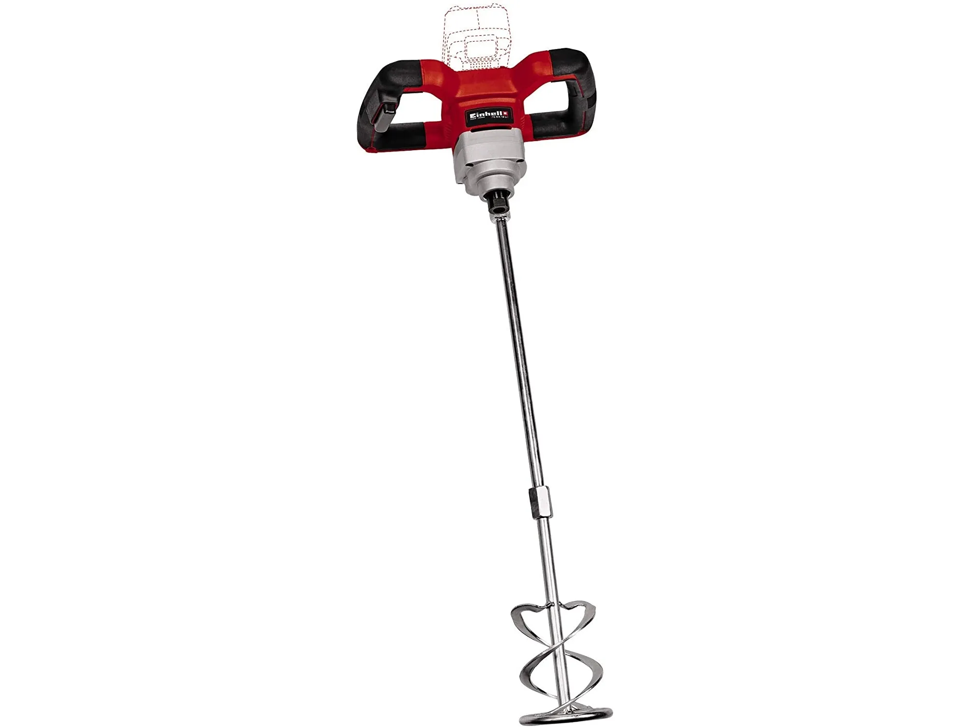 Einhell Einhell TE-MX 18 Li akku røreværk m/mørtelpiskeris Ø100 mm. 18V u/batteri og lader - SOLO