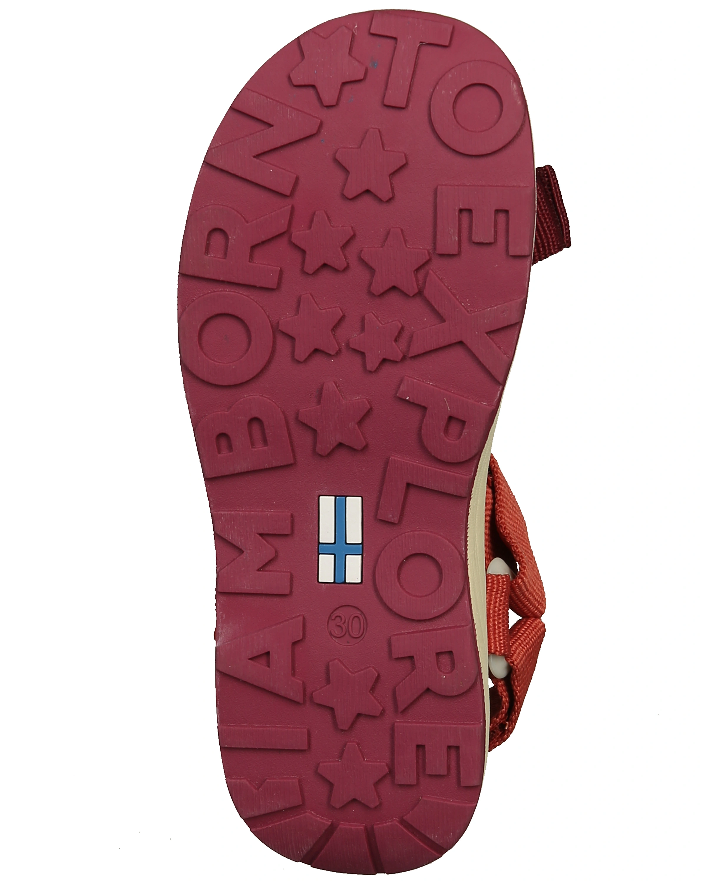 Sandalen NAUHA in beet red