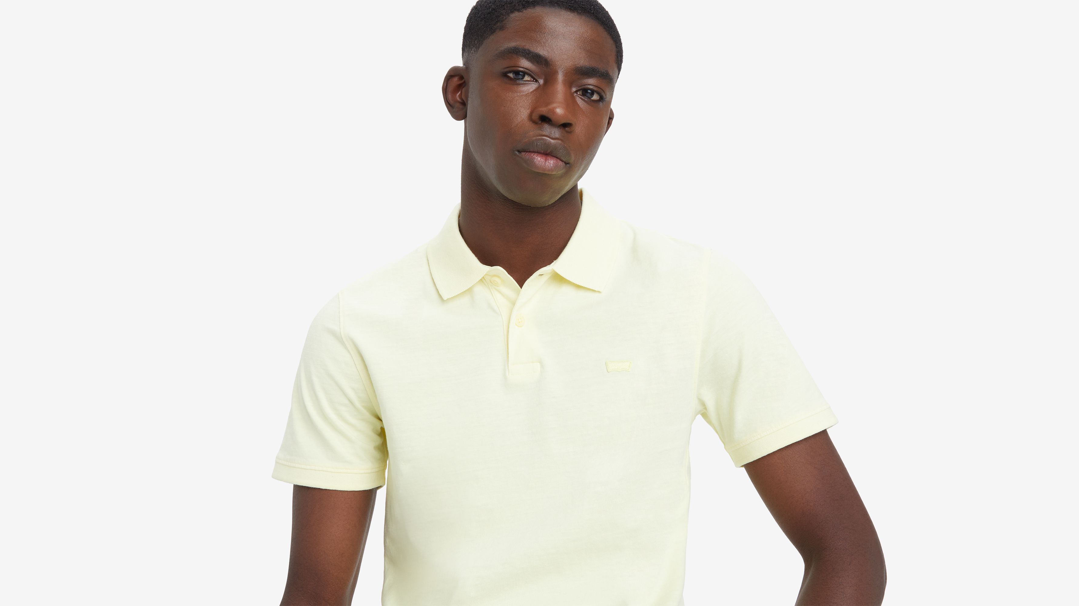 Chemise polo Housemark Slim - Wax Yellow Jersey - Bleu