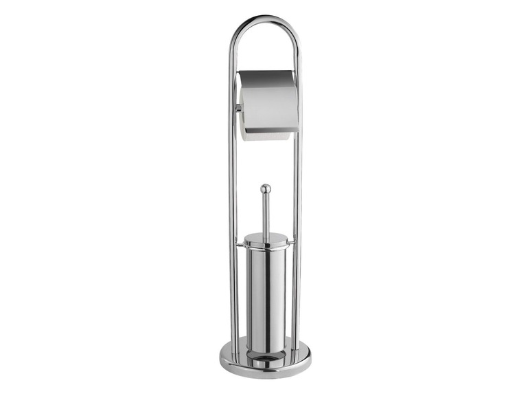 Staande toiletrolhouder 2-in-1