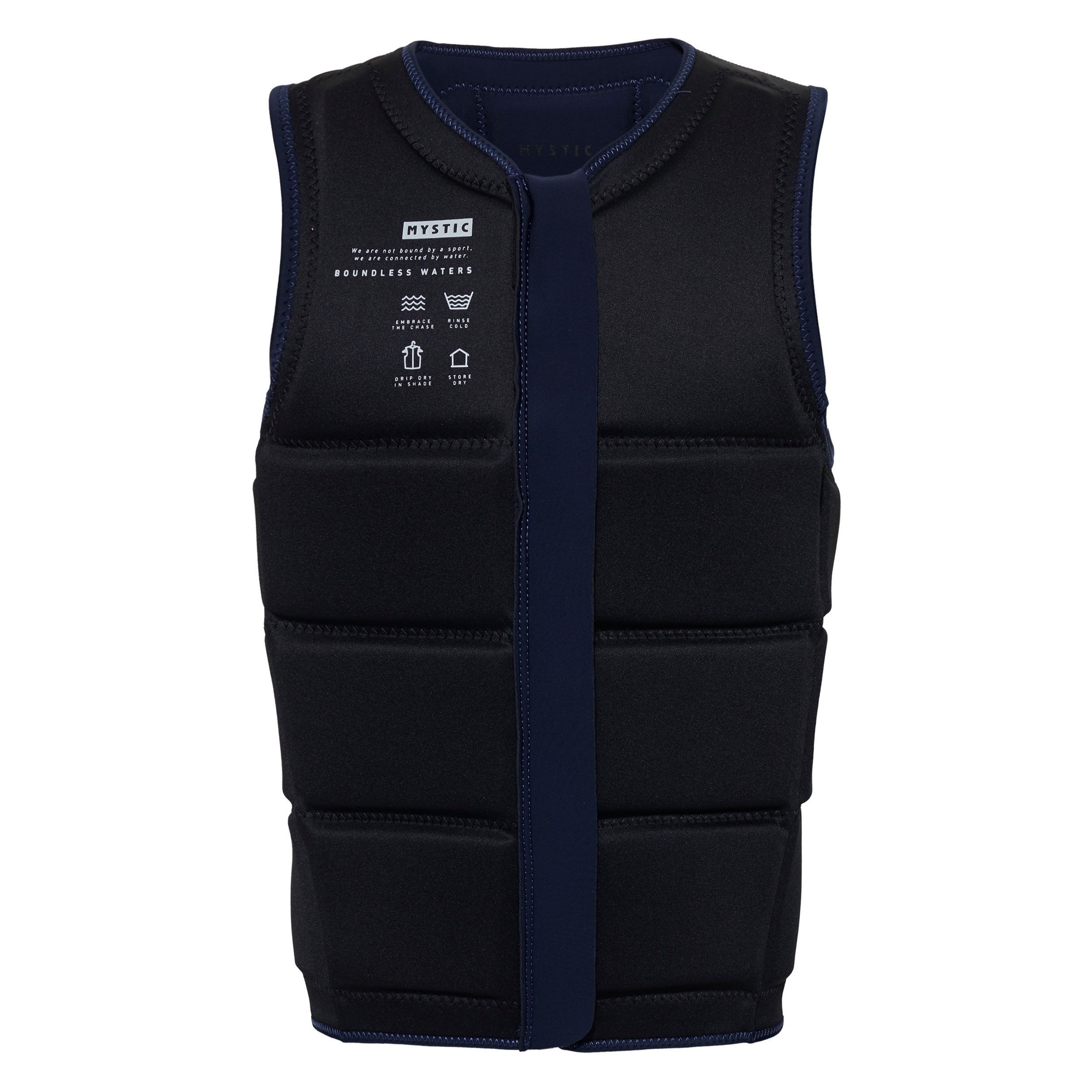 Mystic Star Impact Vest F/zip - Wake - 2025 Black