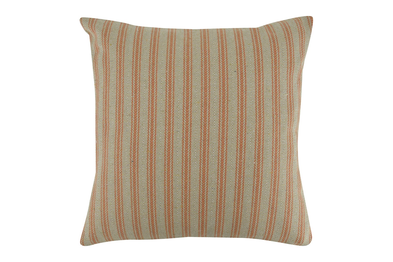 Loire pute Orange og natur 45x45 cm
