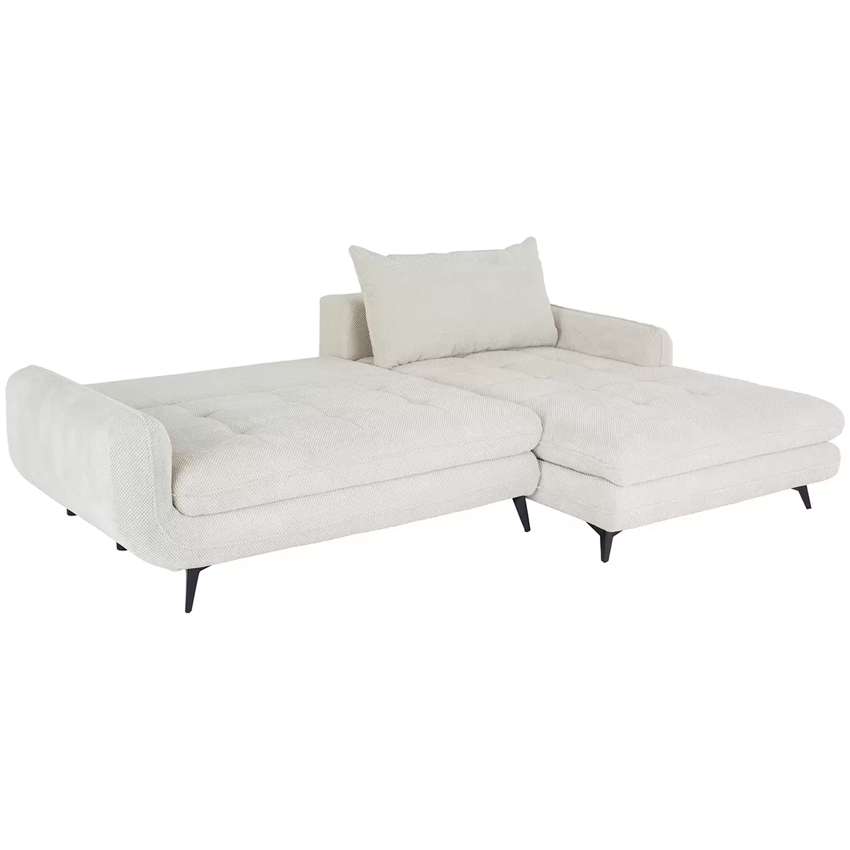 Ecksofa Wave 231 x 125 Creme