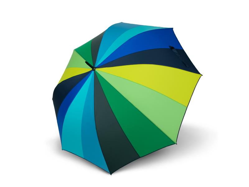 STROTZ Schirm Big Matic Rainbow (XXL-Schirm) Mehrfarbig Aqu Regenschirm XXL
