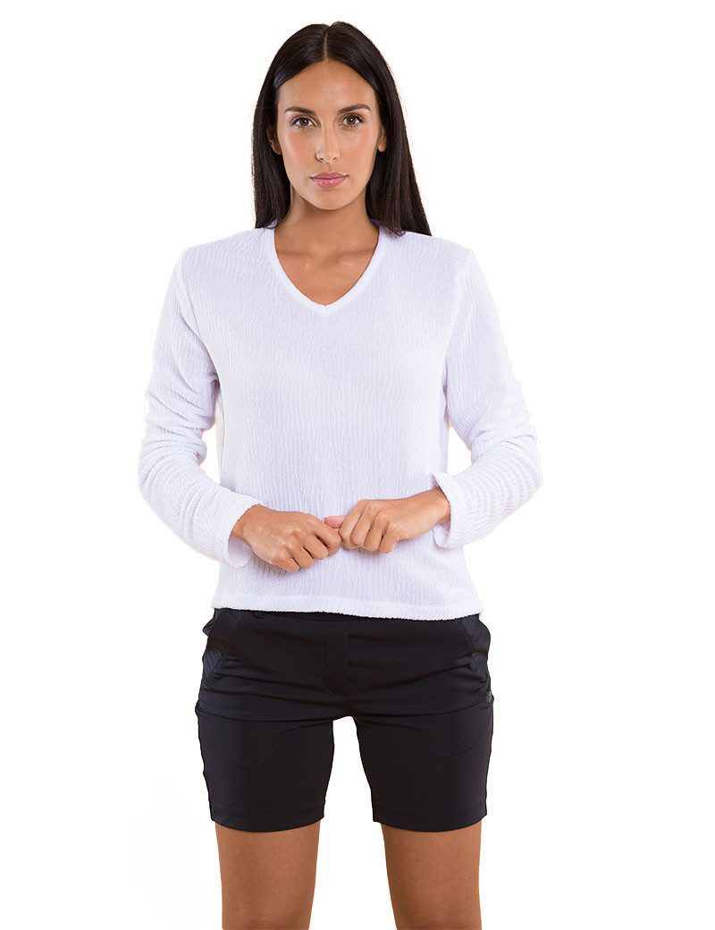 HBT IBIZA PULL BLANC