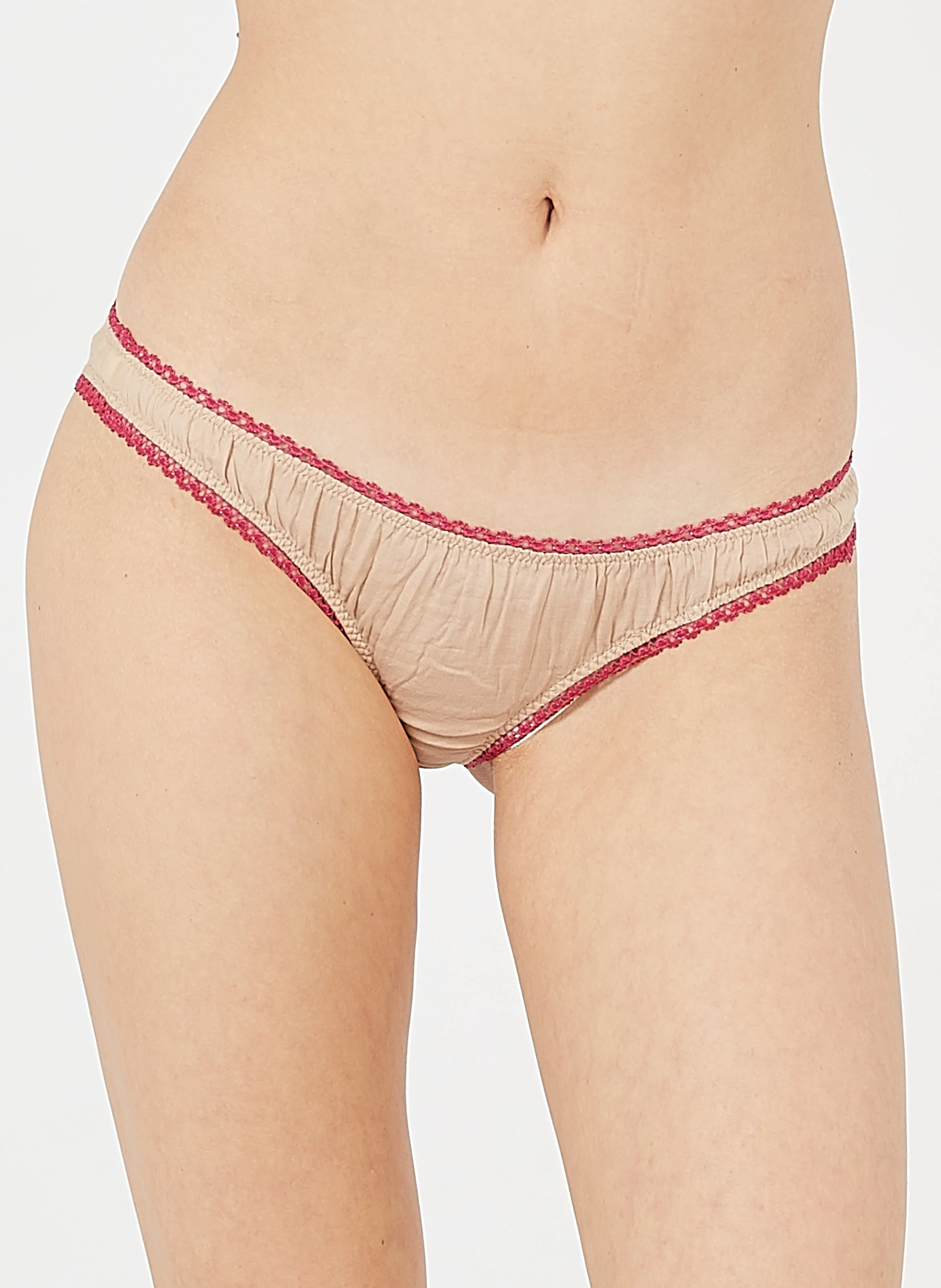 Coffret de culottes en coton bio | Beige