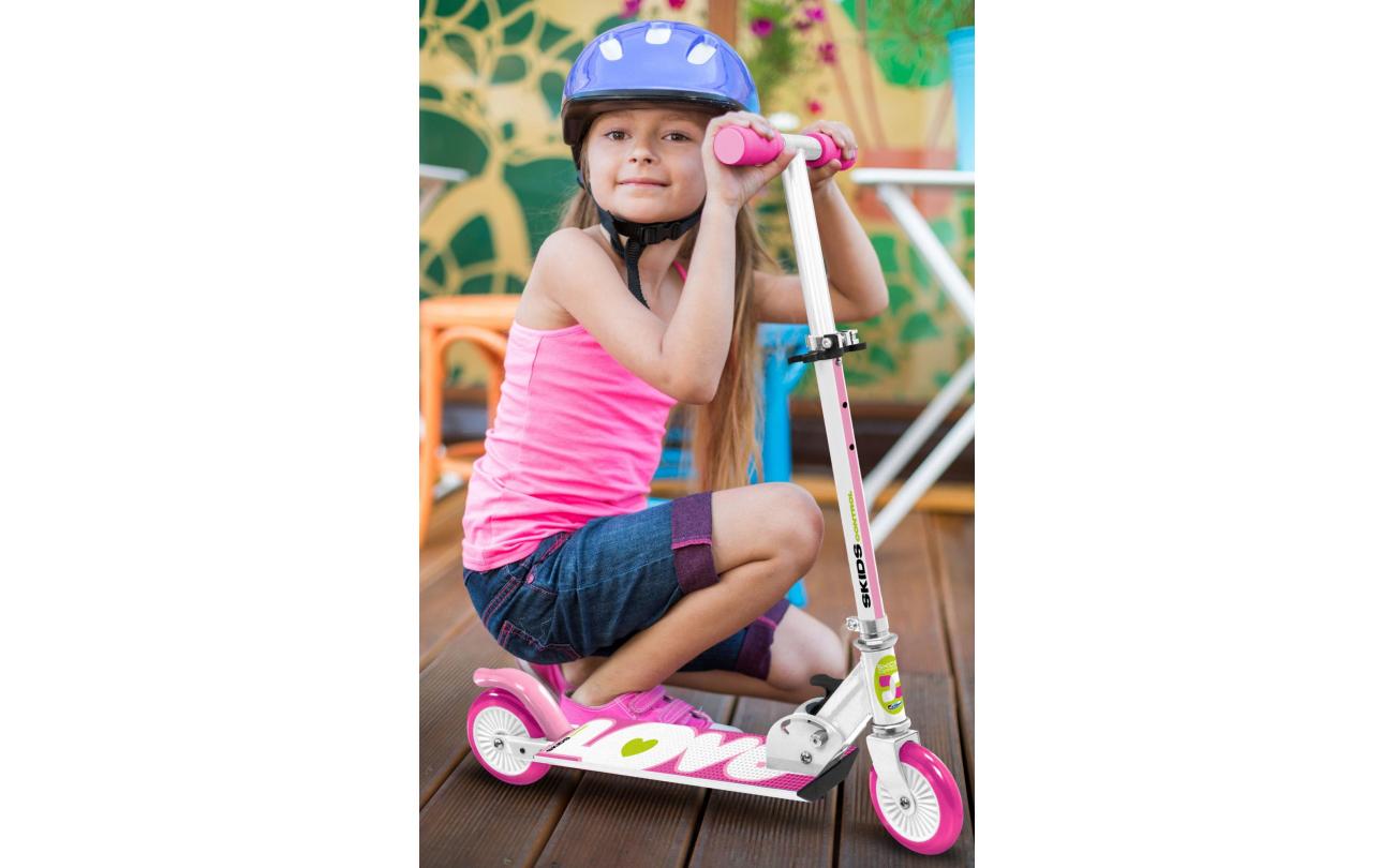 Skids Control inklapbare scooter wit
