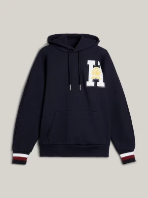 Moletom com capuz e logo Crest Varsity nas costas