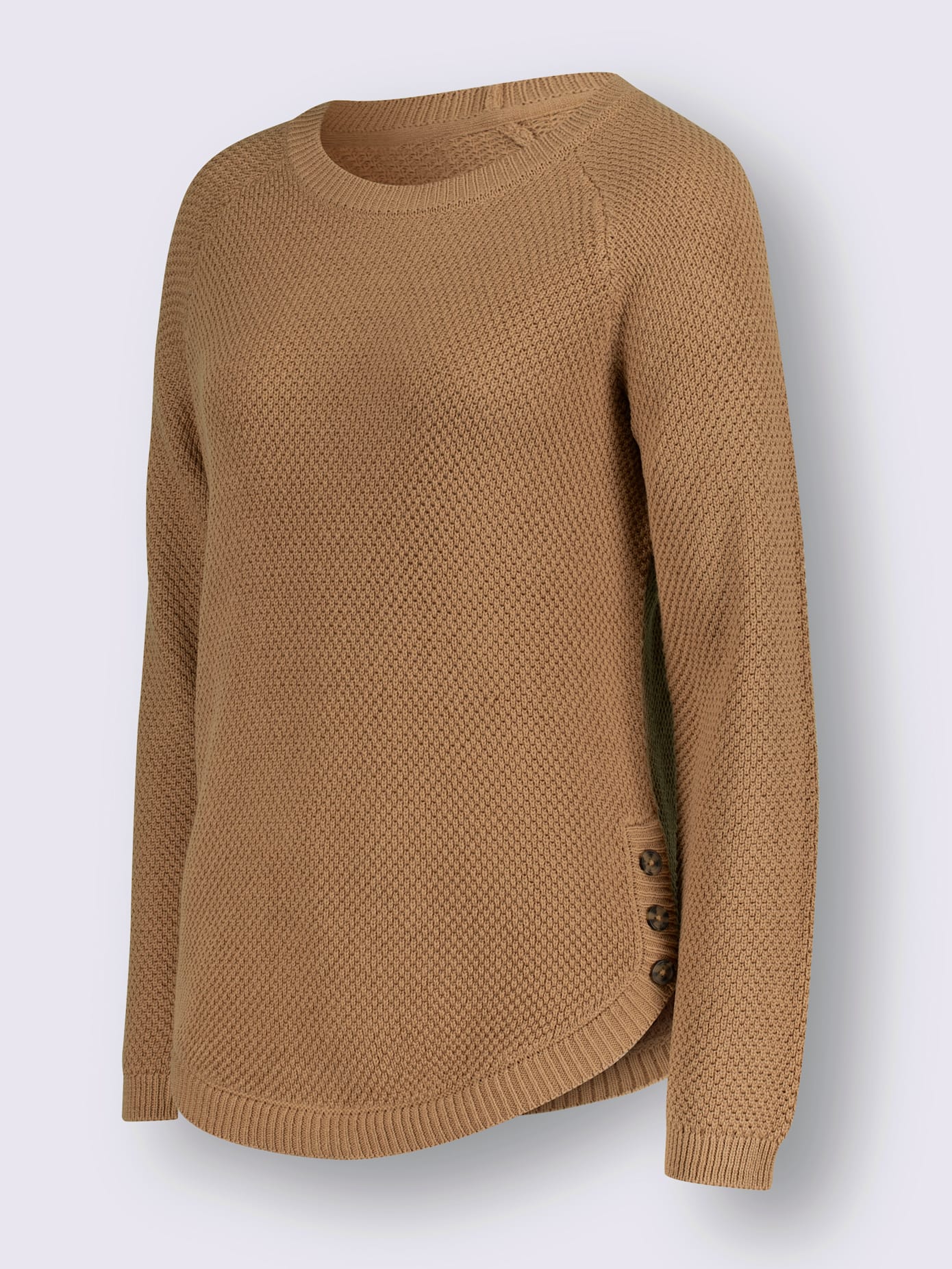 Pull encolure ronde 50% coton