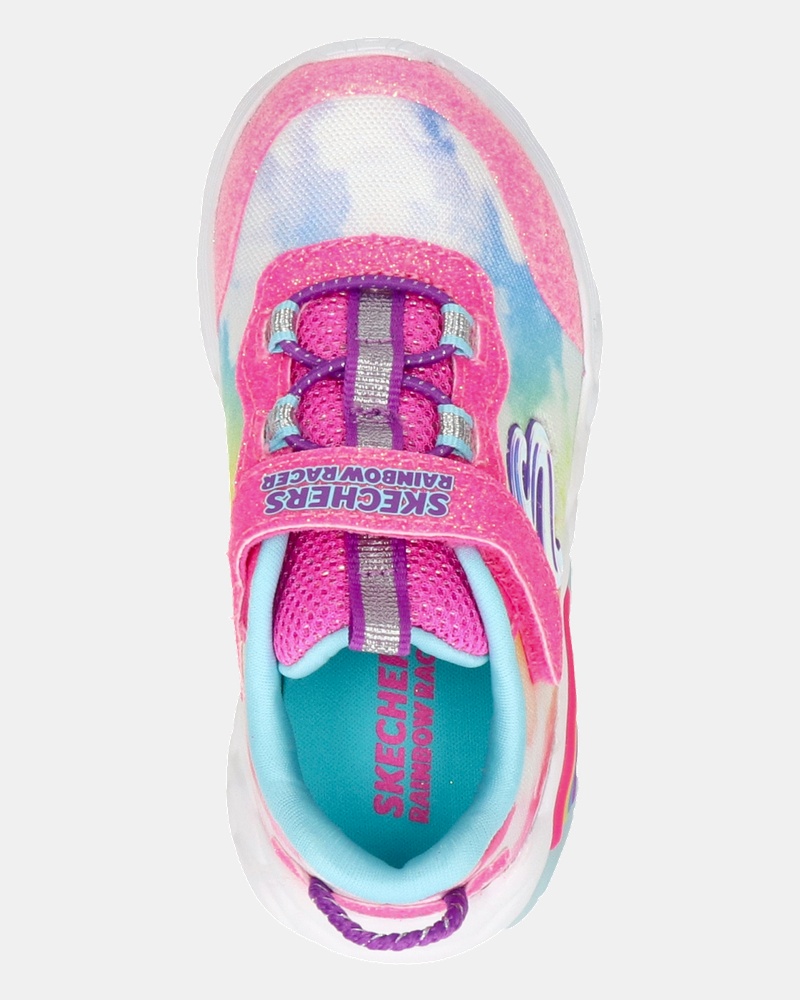 Skechers S Lights Klittenbandschoenen  - roze