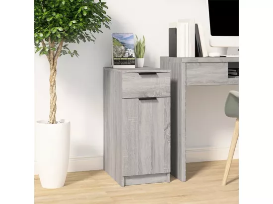 Armoire de bureau Sonoma gris 33,5x50x75 cm Bois d'ingénierie