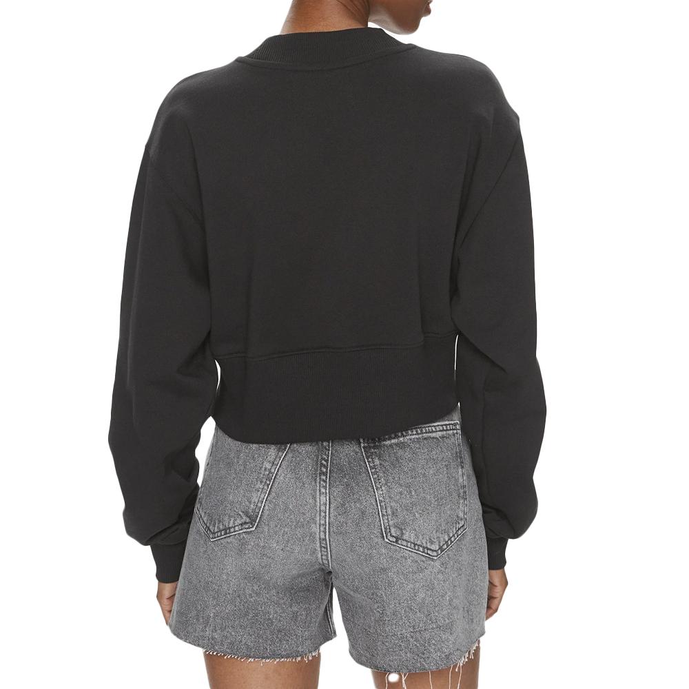 Calvin Klein Jeans Sweat Noir Femme Calvin Klein Jeans Stacked Institutiona