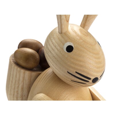 Osterhase groß Eschenholz