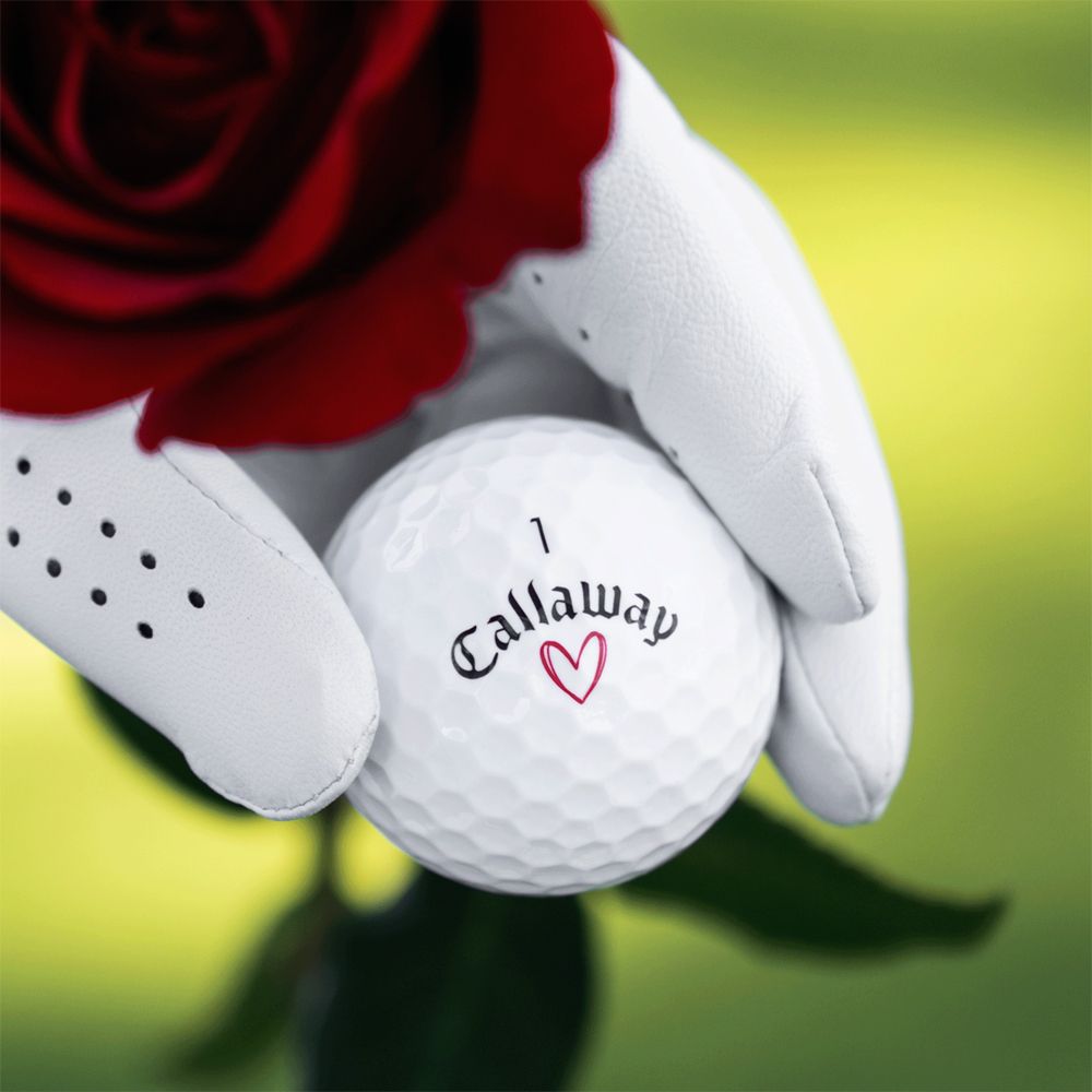 Supersoft Love Golfball Hvit