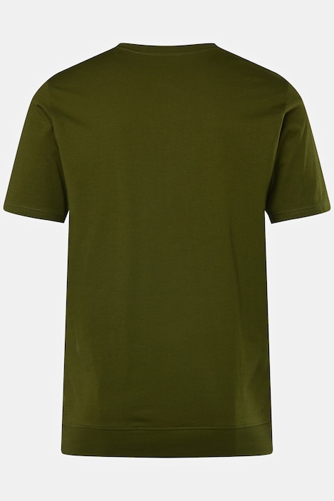 JP 1880 Henley, Bauchfit, Halbarm, Rundhals, bis 8 XL