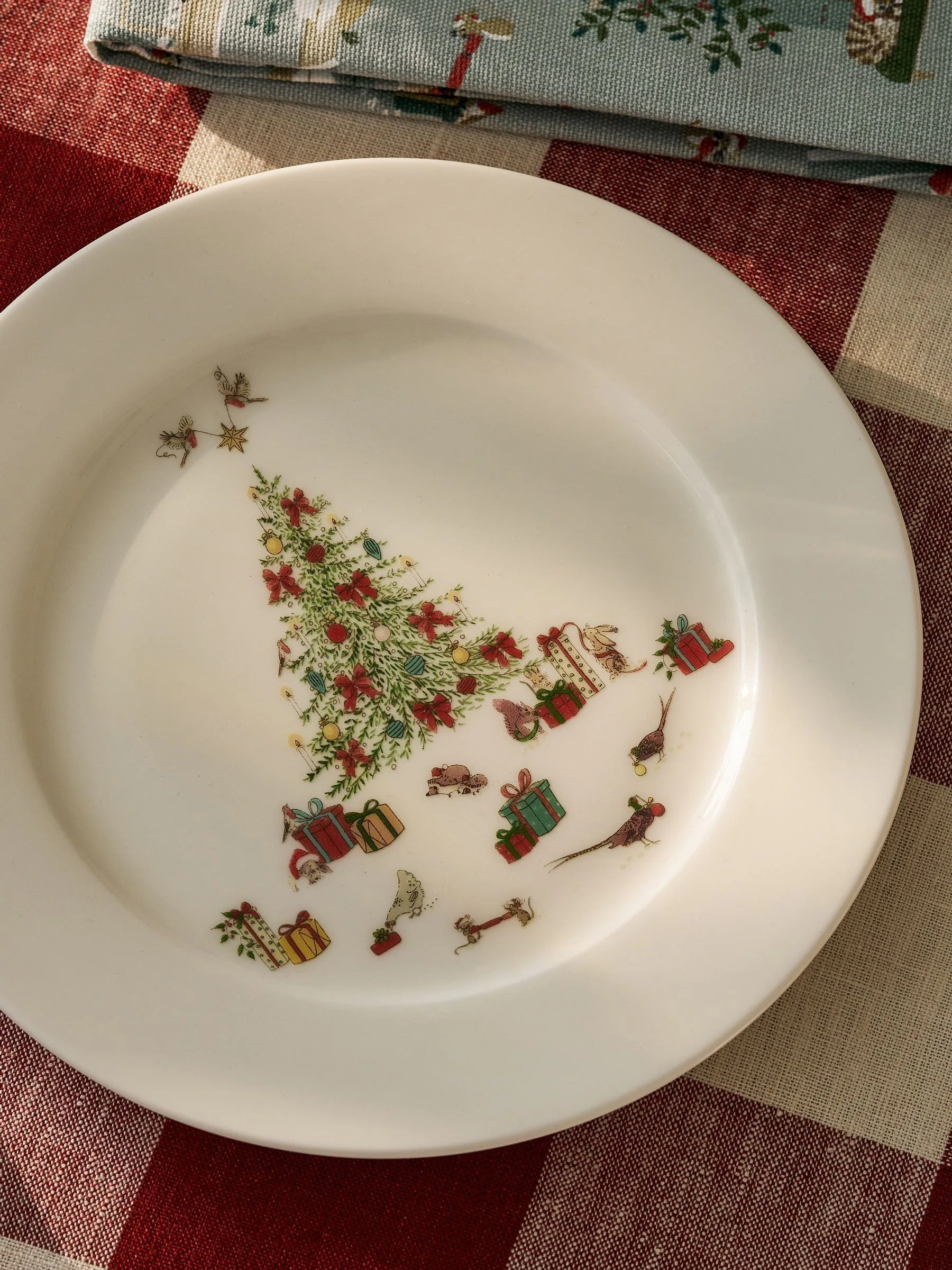 Sophie Allport Cosy Kerstmis China Bijgerecht Bord