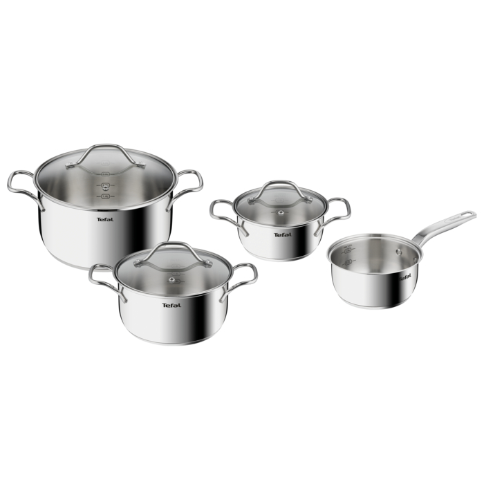 Intuition Set 7 pcs Casserole 16 cm, Faitouts 16/20/24 cm + couvercles