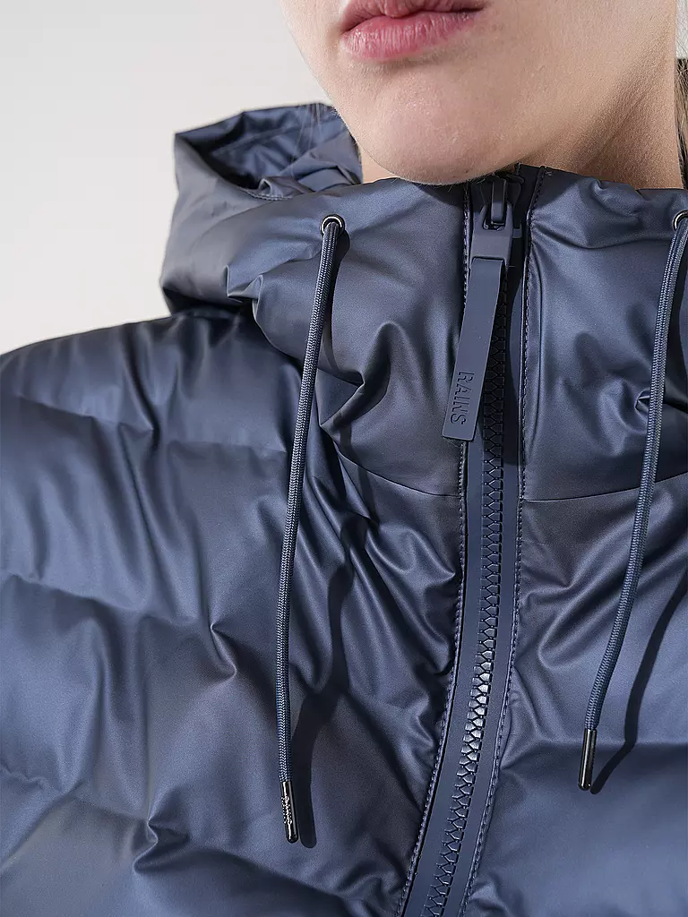 RAINS Steppjacke LOHJA LONG PUFFER JACKET  grau