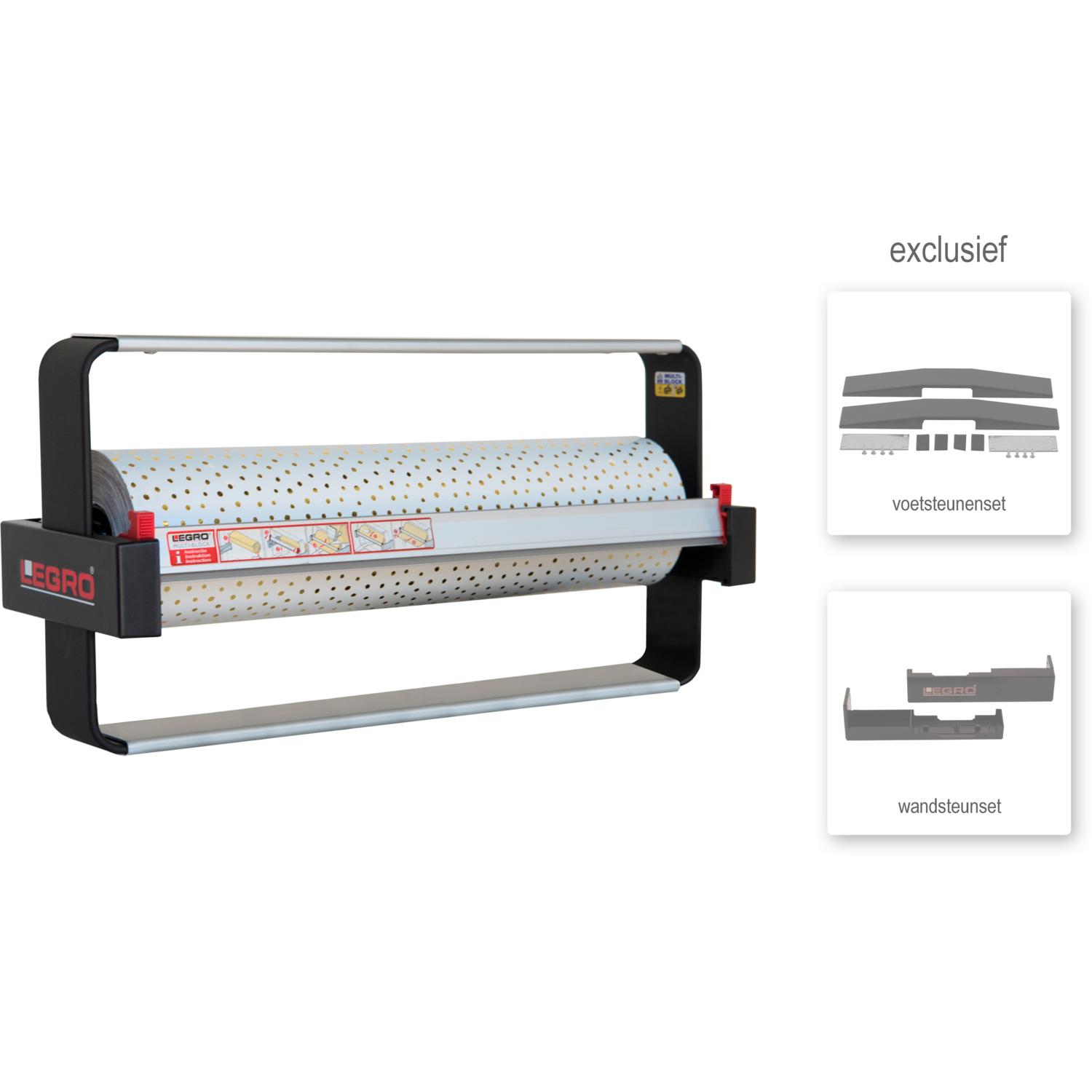Legro Afroller, aluminium, 30cm, excl. voetensteun en klem