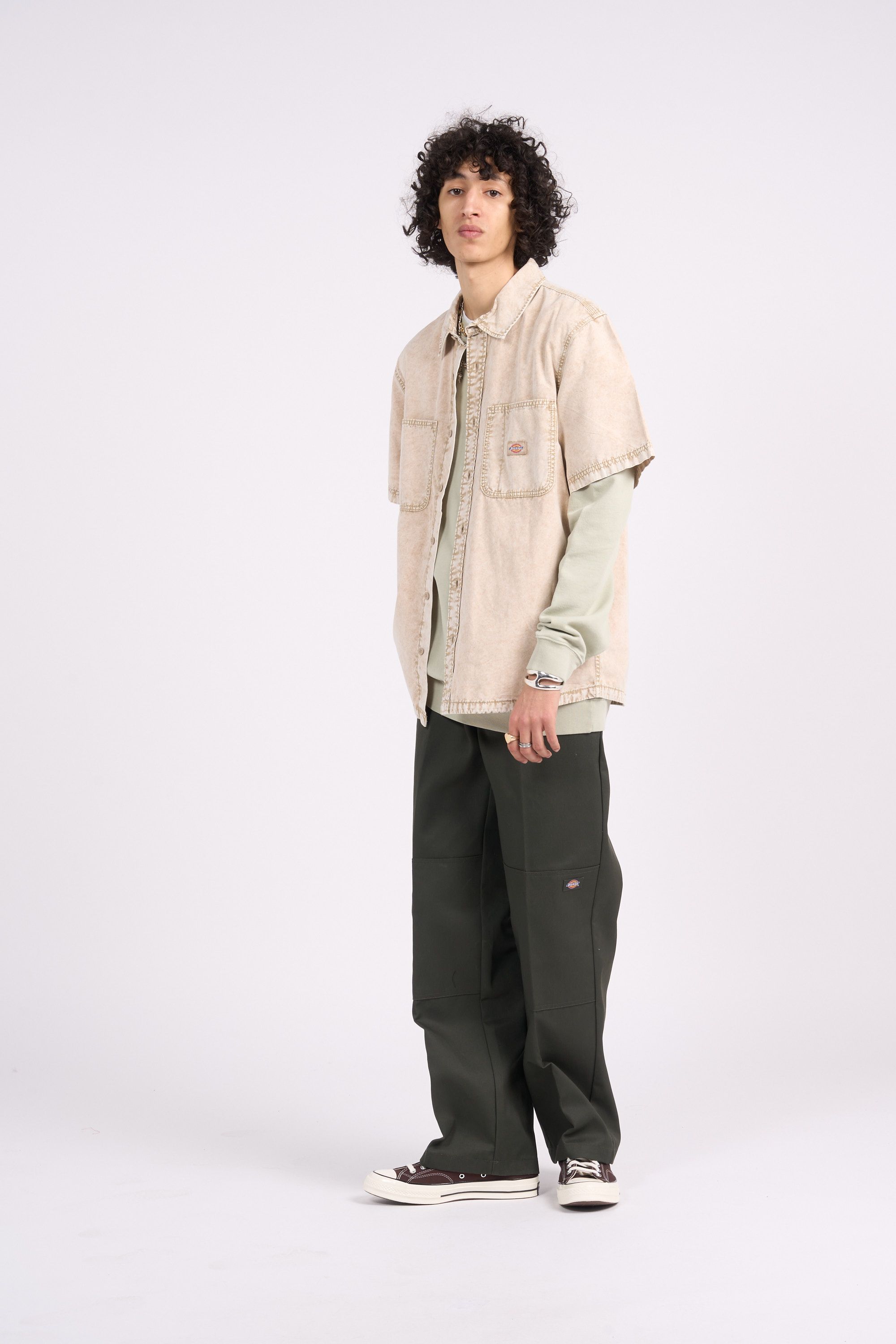 DICKIES Chemise NEWINGTON SHIRT Beige