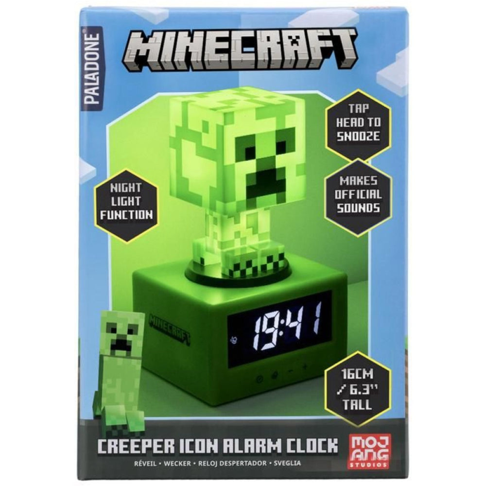 Køb Paladone Minecraft Alarm Clock