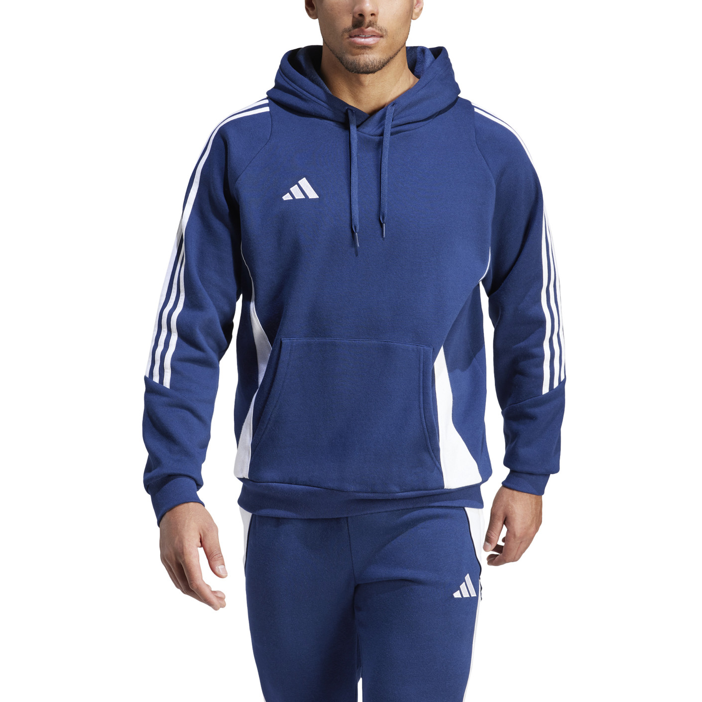 adidas Tiro 24 Sweat Trainingspak Donkerblauw Wit