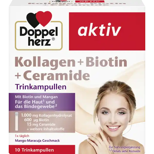 Kollagen + Biotin + Ceramide Trinkampullen