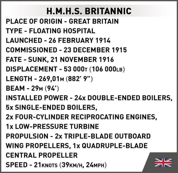 Cobi HMHS Britannic