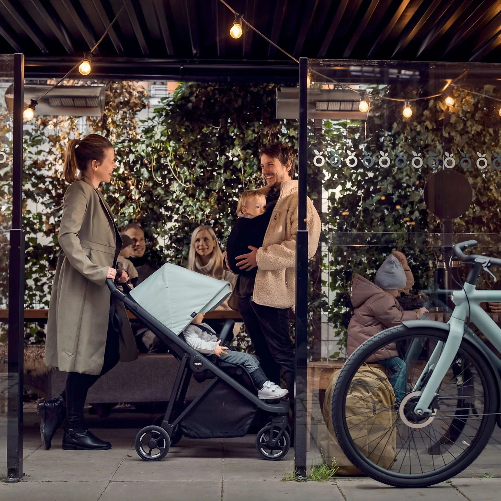 Thule Poussette Shine - Misty Rose  Noir