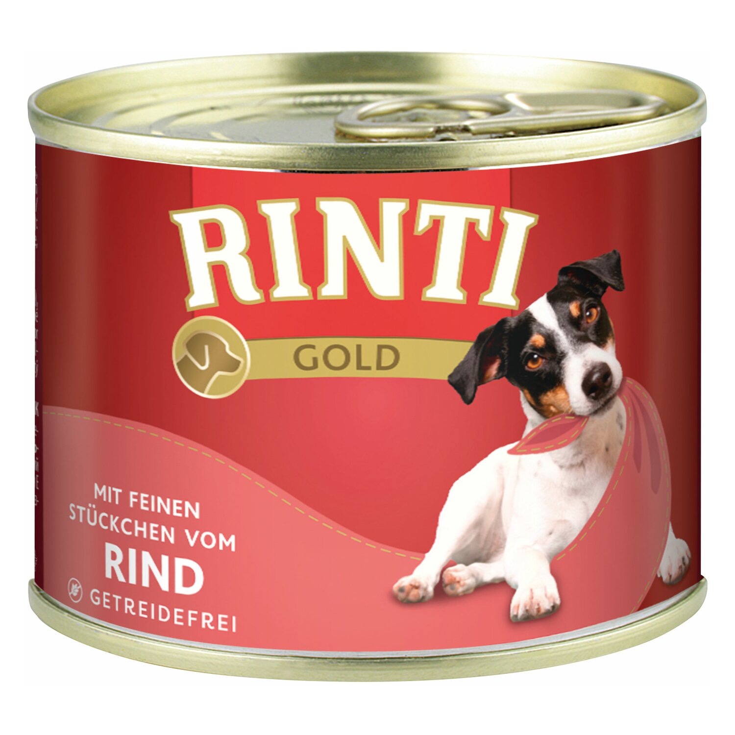 RINTI Nassfutter Gold - 185g - Rind